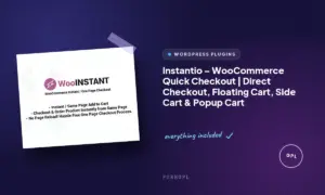 instantio woocommerce quick checkout direct checkout floating cart side cart popup cart