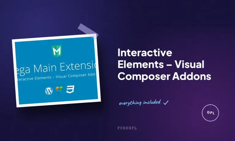 interactive elements visual composer addons