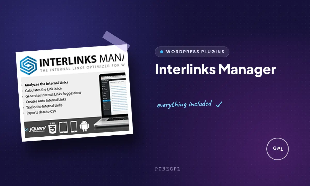 Codecanyon | Interlinks Manager