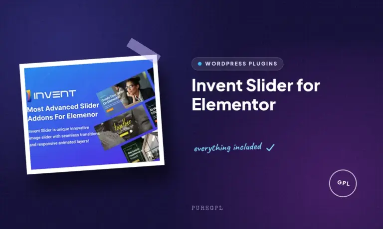 invent slider for elementor