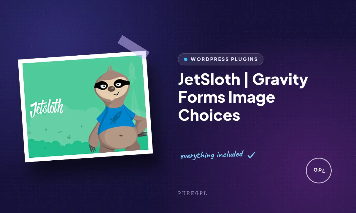 Jetsloth – Gravity Forms Image Choices
