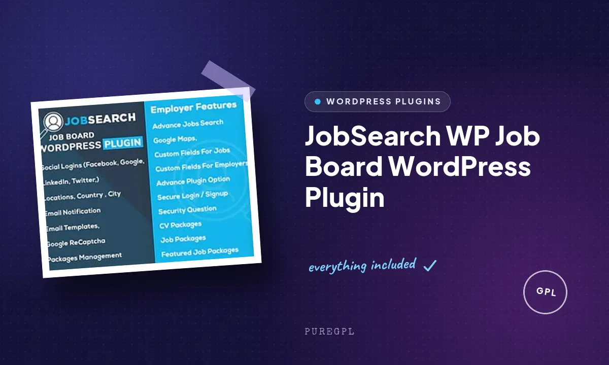 JobSearch WP Job Board WordPress Plugin