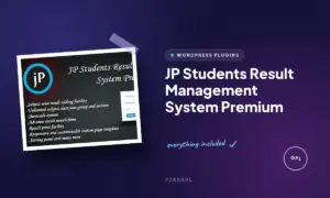 jp students result management system premium