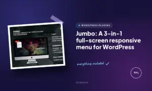 jumbo a 3 in 1 full screen responsive menu for wordpress