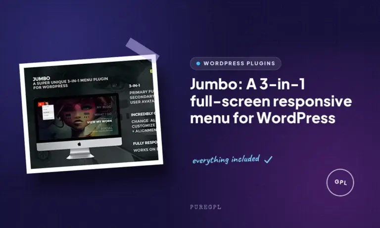jumbo a 3 in 1 full screen responsive menu for wordpress