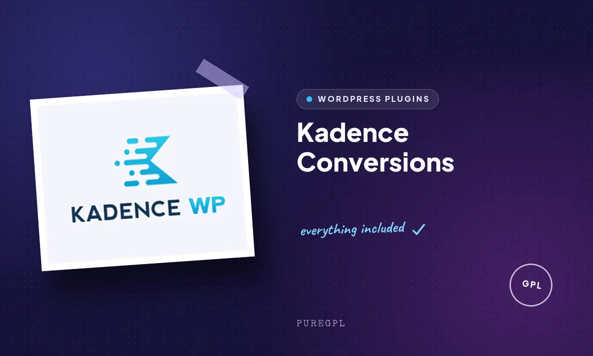 Kadence wp | Conversions