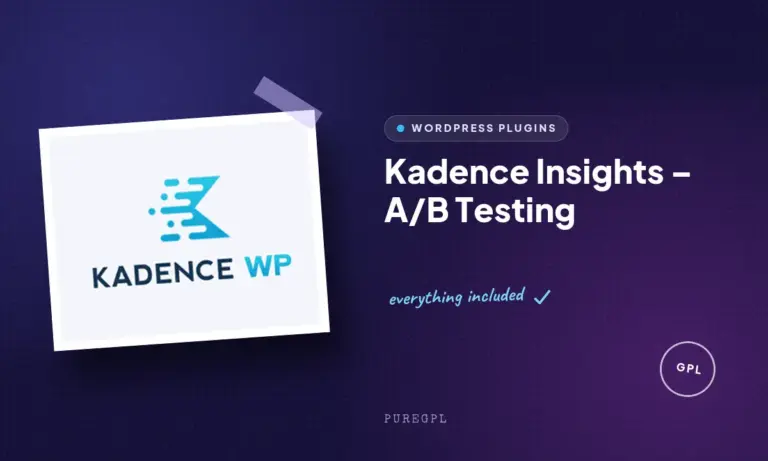kadence insights a b testing