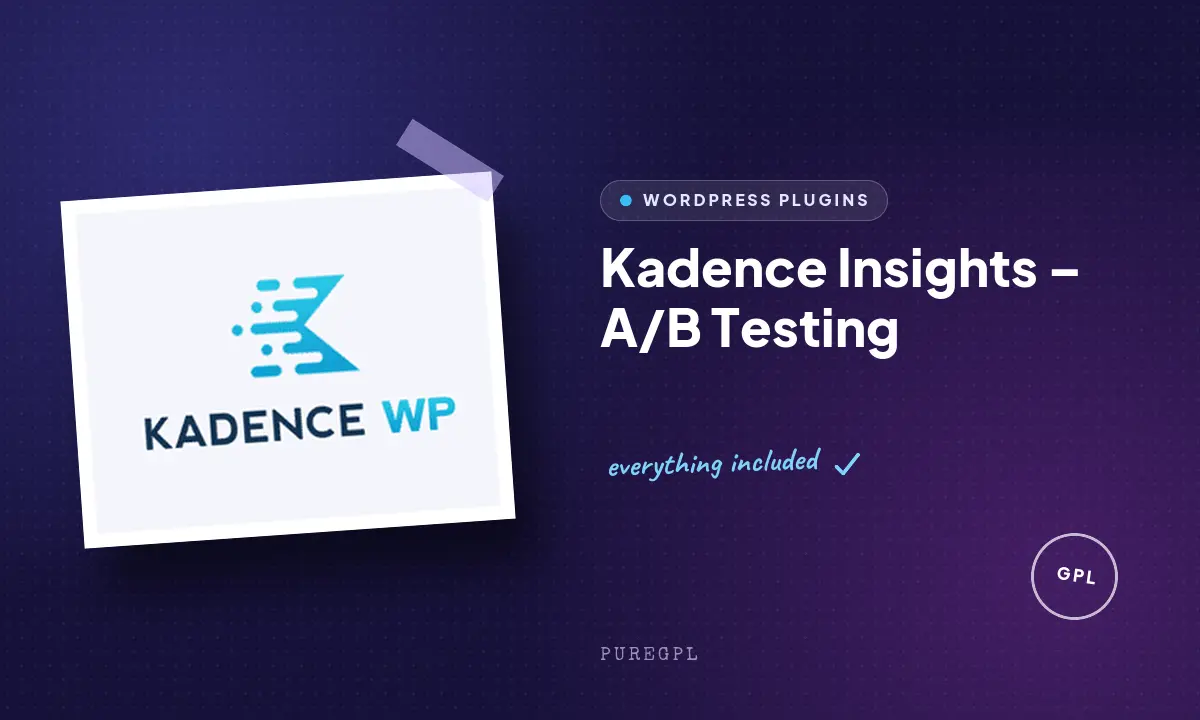 Kadence wp | Insights – A/B Testing