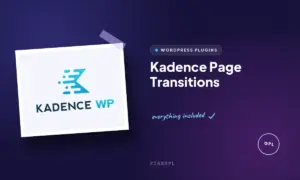 kadence page transitions