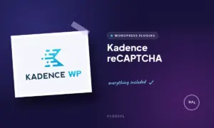 kadence recaptcha