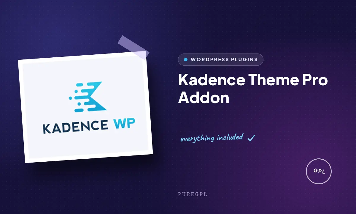 Kadence wp | Kadence Theme Pro Addon