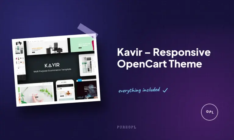 kavir responsive opencart theme