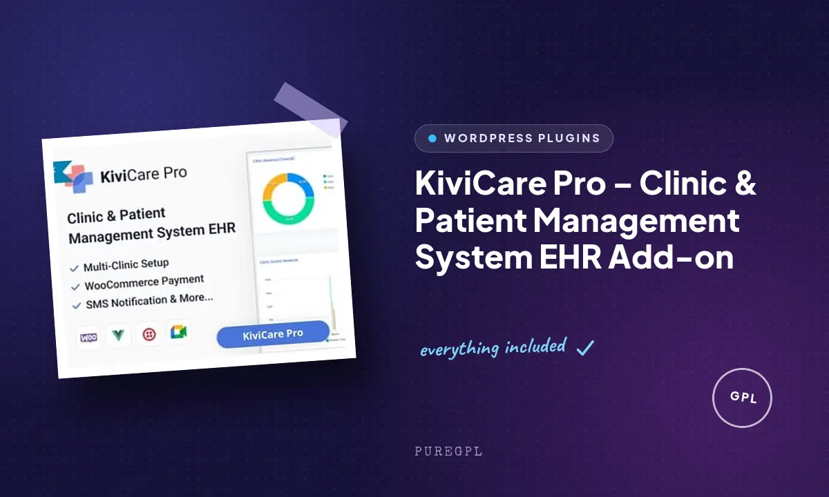 KiviCare Pro – Clinic & Patient Management System EHR Add-on