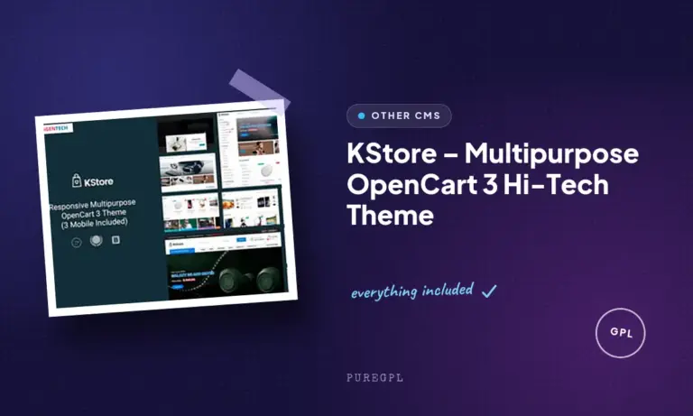 kstore multipurpose opencart 3 hi tech theme