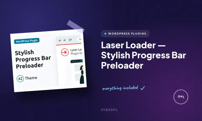laser loader stylish progress bar preloader