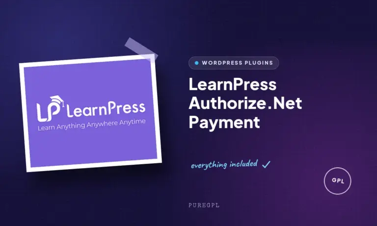 learnpress authorize net payment