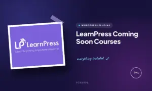 learnpress coming soon courses