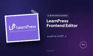 learnpress frontend editor