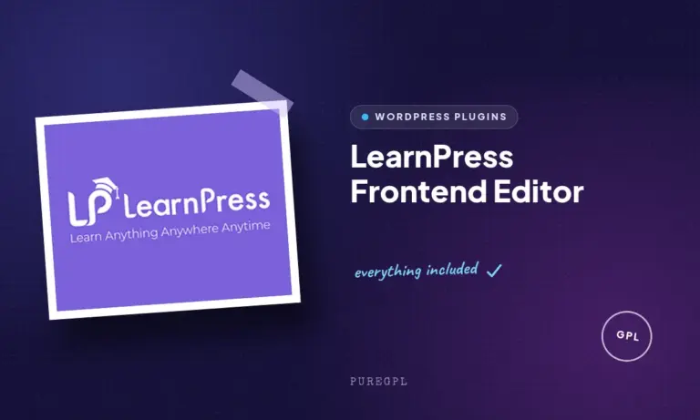 learnpress frontend editor