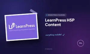 learnpress h5p content