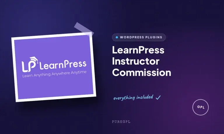 learnpress instructor commission
