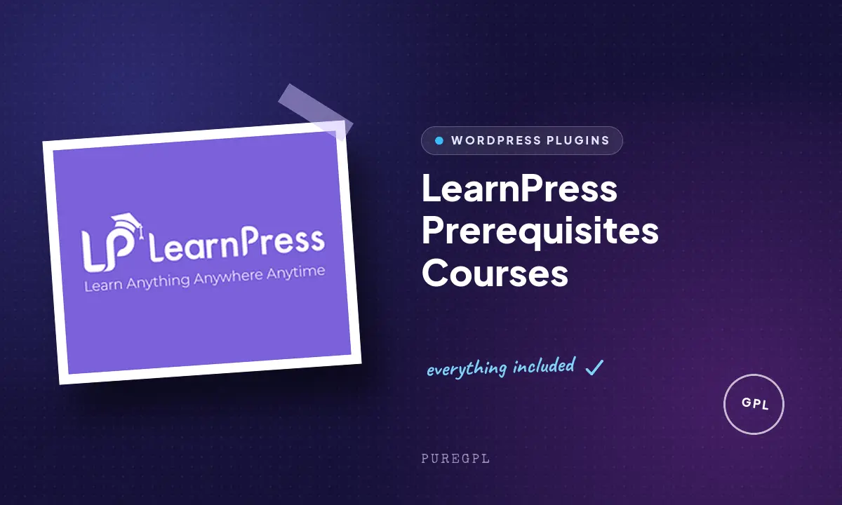 Learnpress | Prerequisites Courses