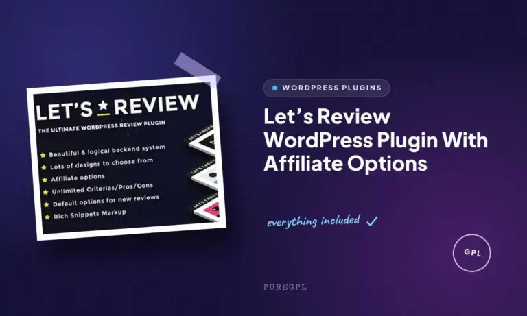 lets review wordpress plugin with affiliate options