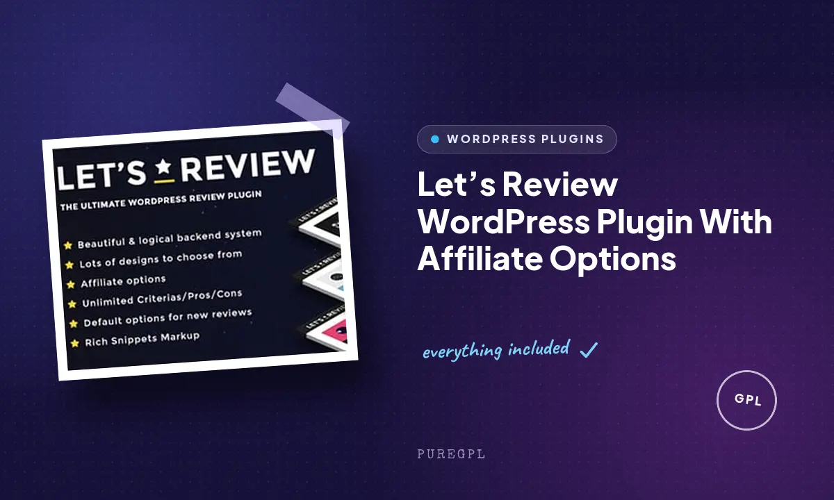 Let’s Review WordPress Plugin With Affiliate Options