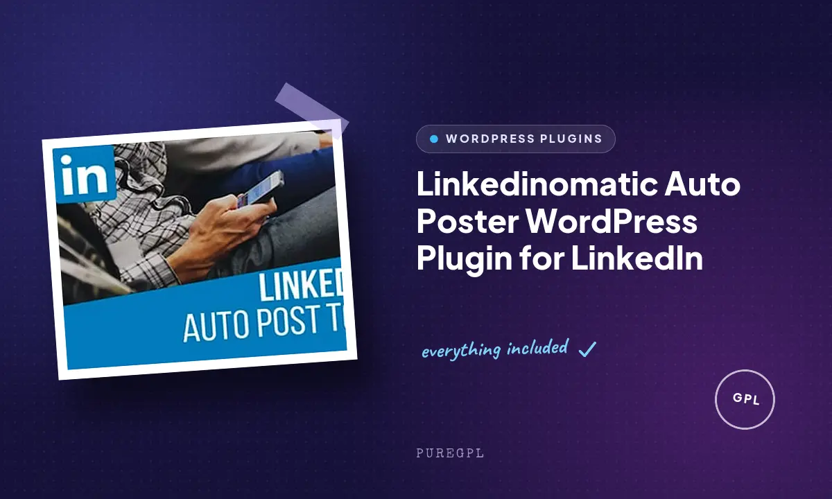 Linkedinomatic Auto Poster WordPress Plugin for LinkedIn