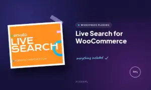 live search for woocommerce