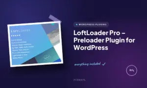 loftloader pro preloader plugin for wordpress