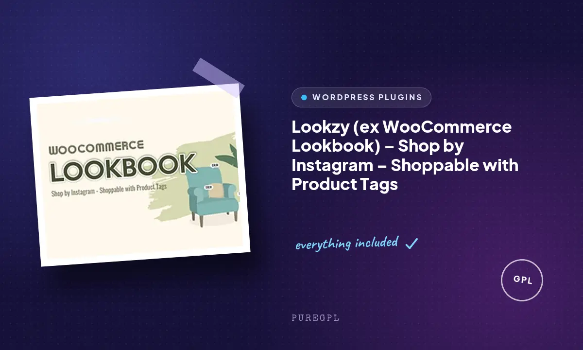 WooCommerce LookBook – Shop by Instagram – Shoppable with Product Tags