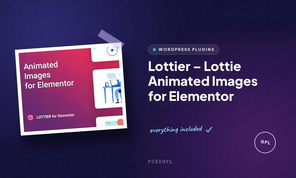 Lottier – Lottie Animated Images for Elementor