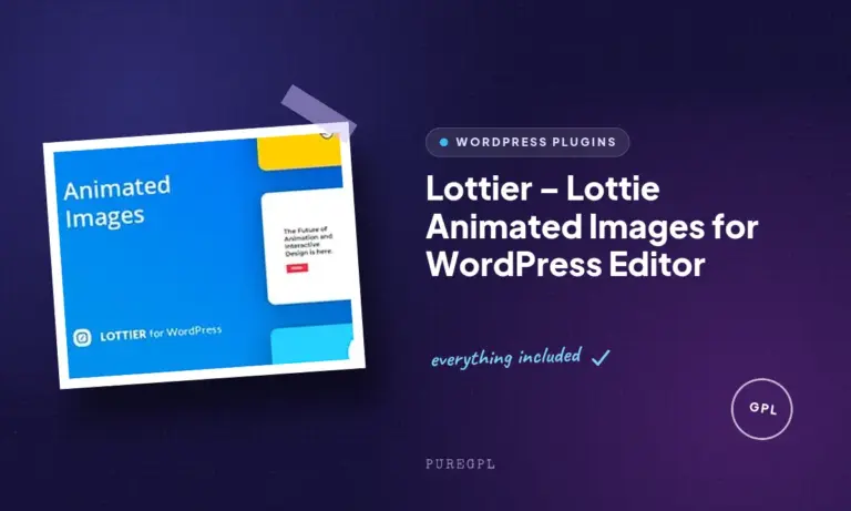 lottier lottie animated images for wordpress editor