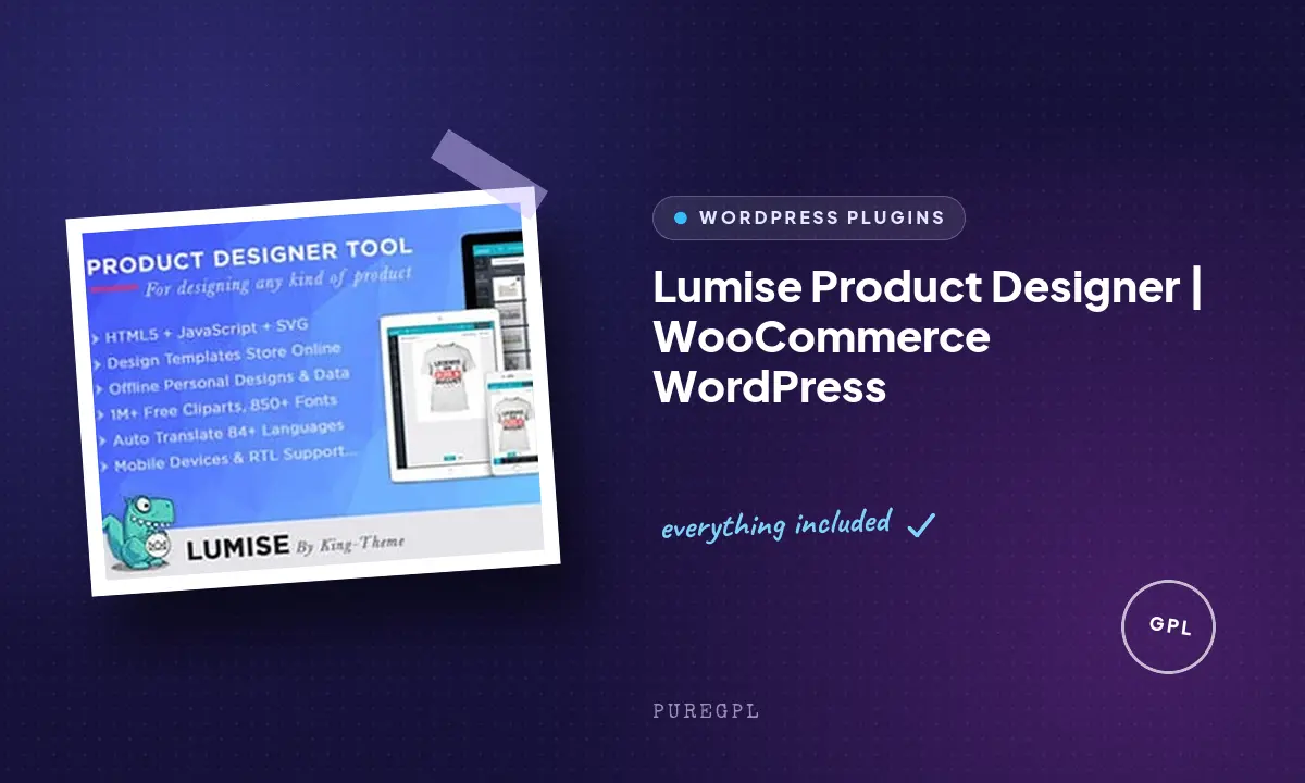 Lumise Product Designer | WooCommerce WordPress