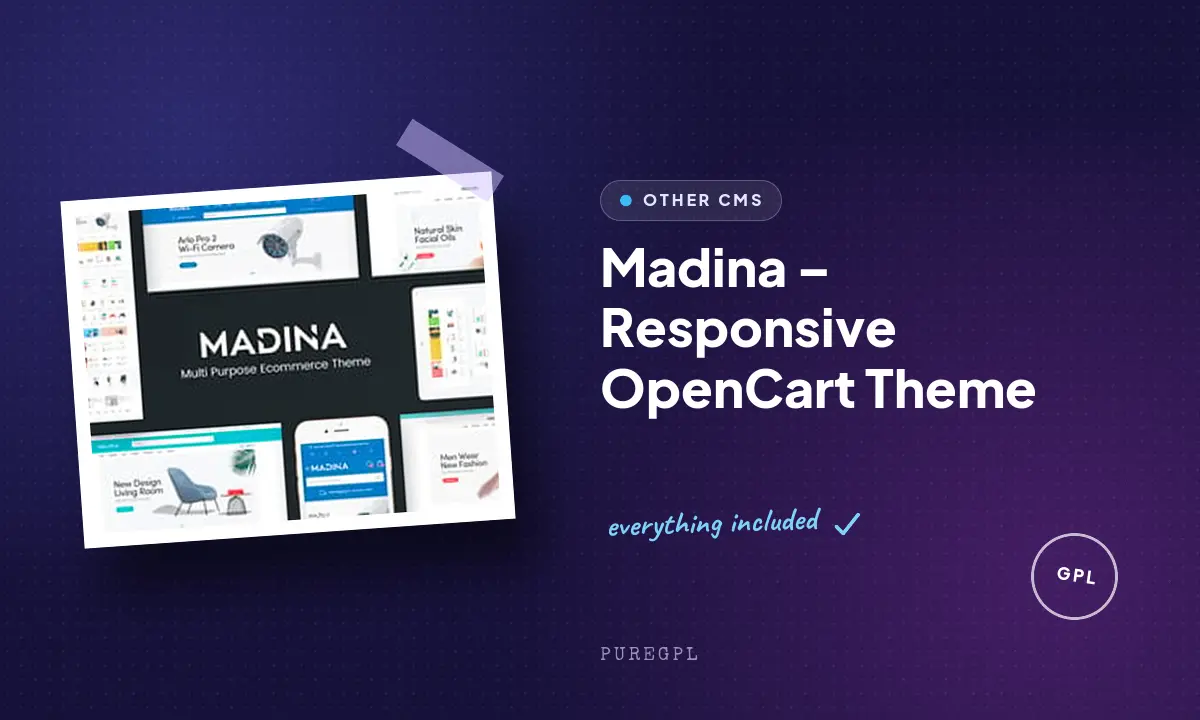 Madina – Responsive OpenCart Theme