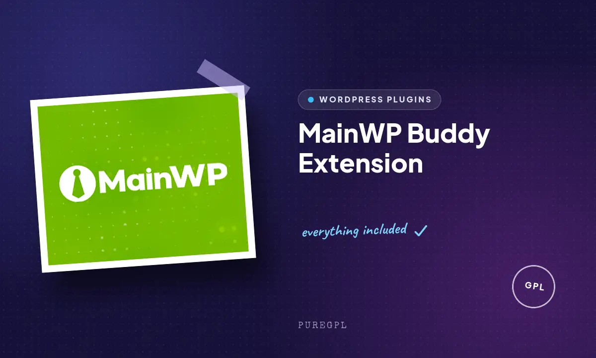 Mainwp | Buddy Extension