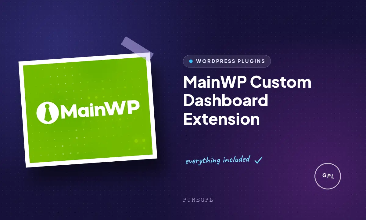 Mainwp | Custom Dashboard Extension