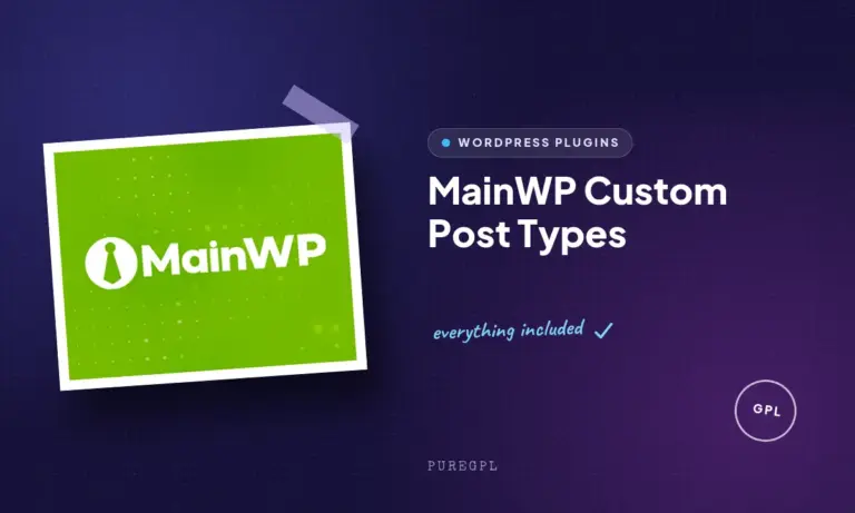 mainwp custom post types
