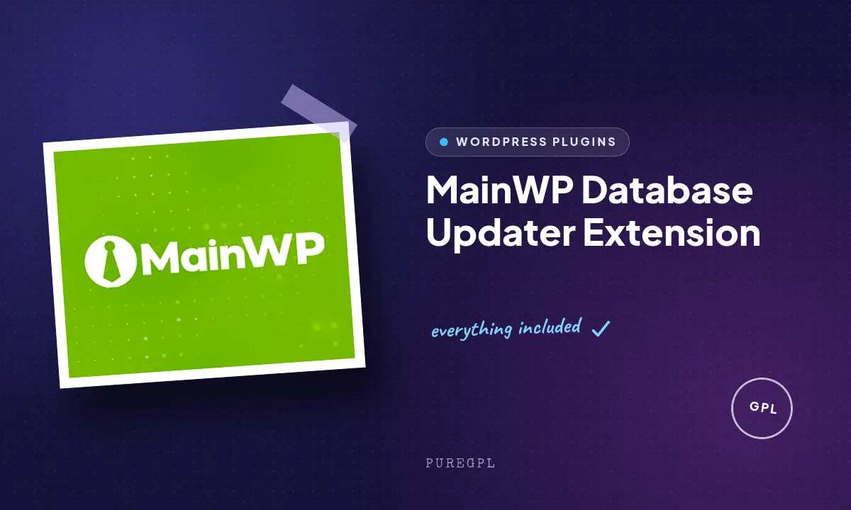 Mainwp | Database Updater Extension