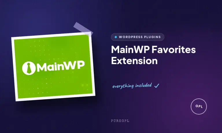 mainwp favorites extension