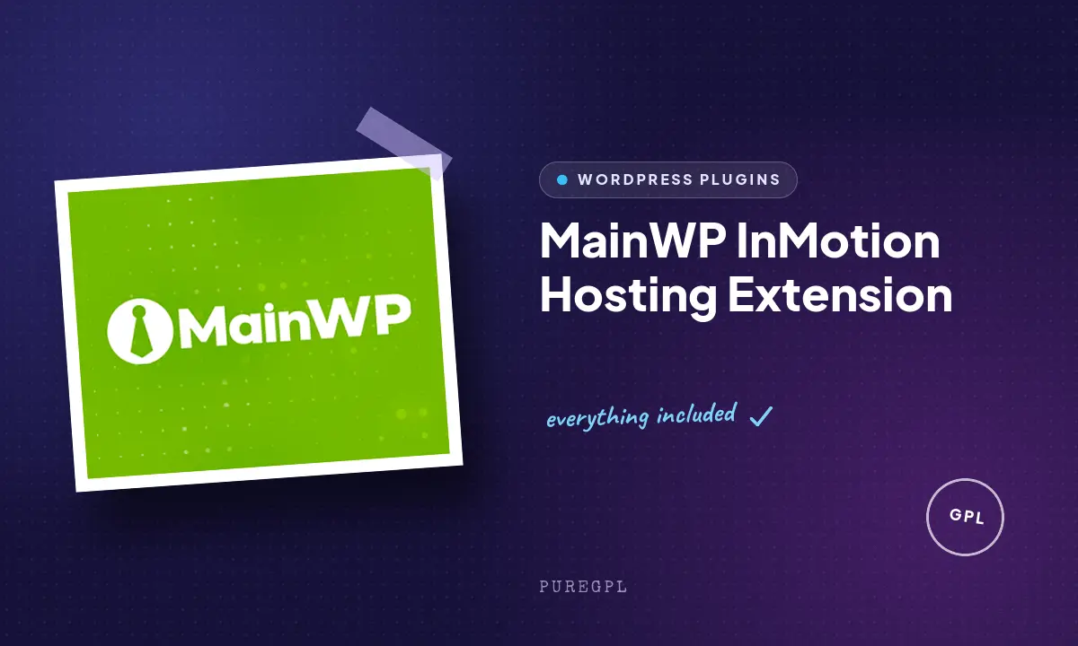 Mainwp | InMotion Hosting Extension