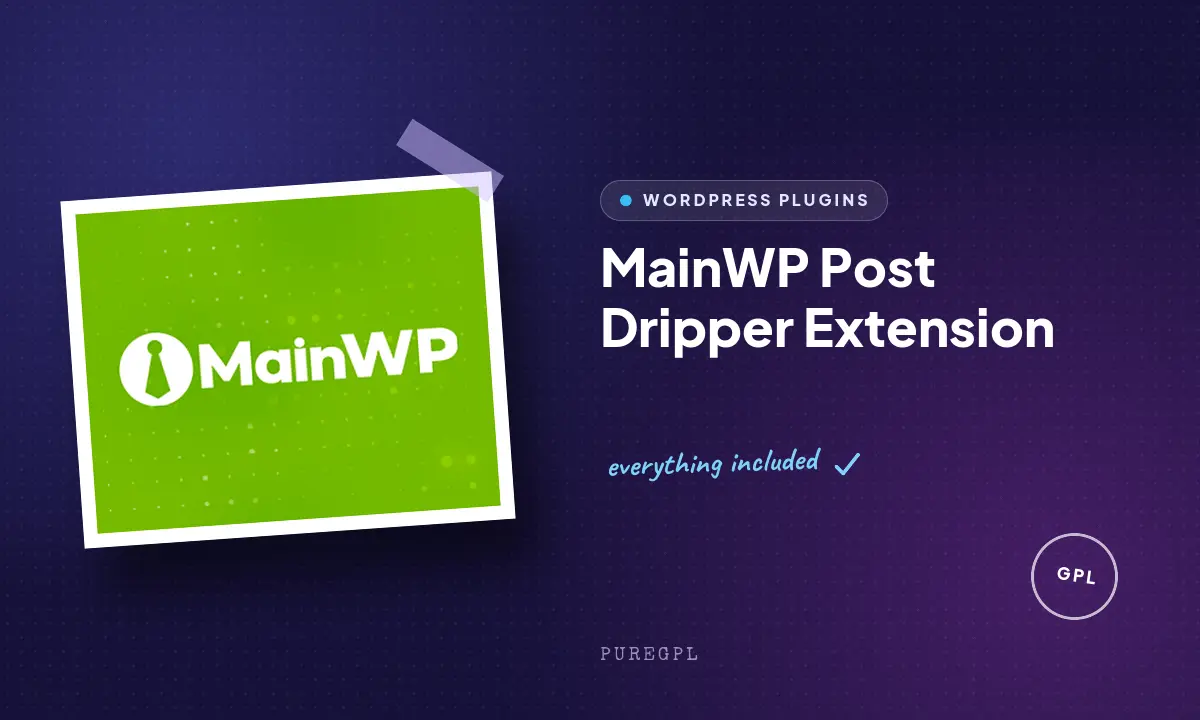 Mainwp | Post Dripper Extension