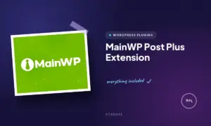 mainwp post plus extension