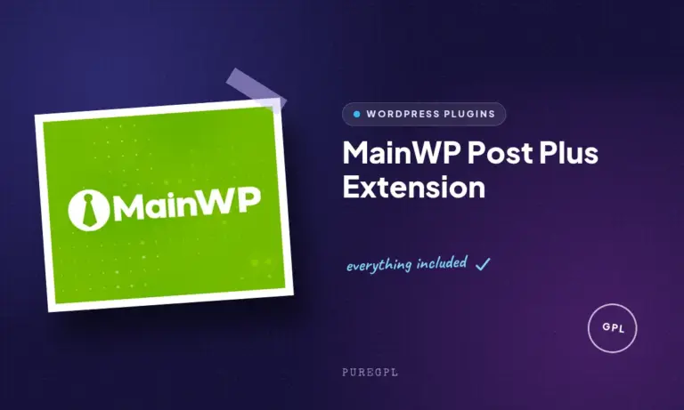 mainwp post plus extension
