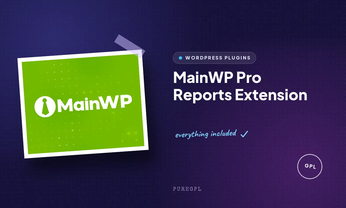 Mainwp | Pro Reports Extension