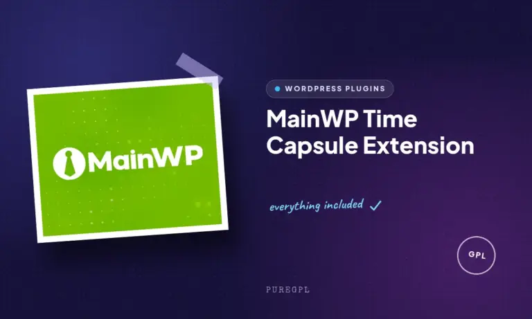 mainwp time capsule extension