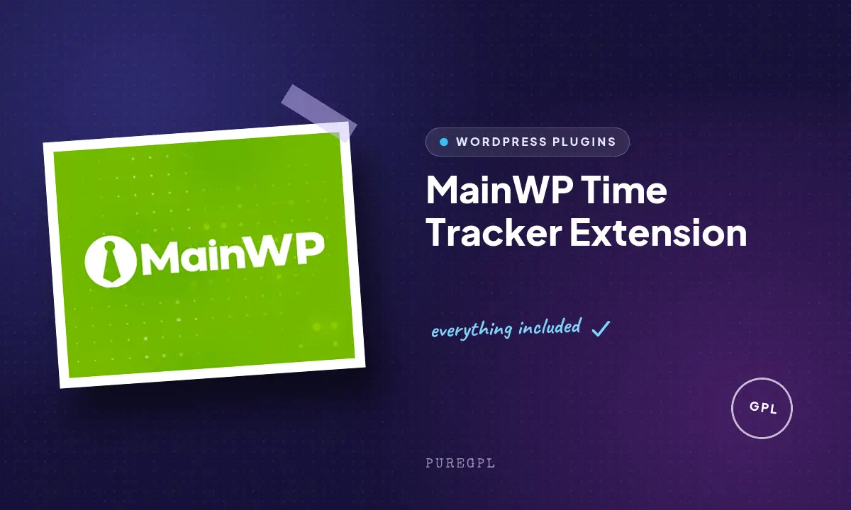 MainWP Time Tracker Extension
