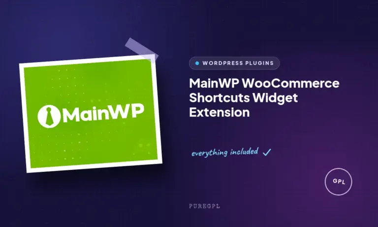 mainwp woocommerce shortcuts widget extension