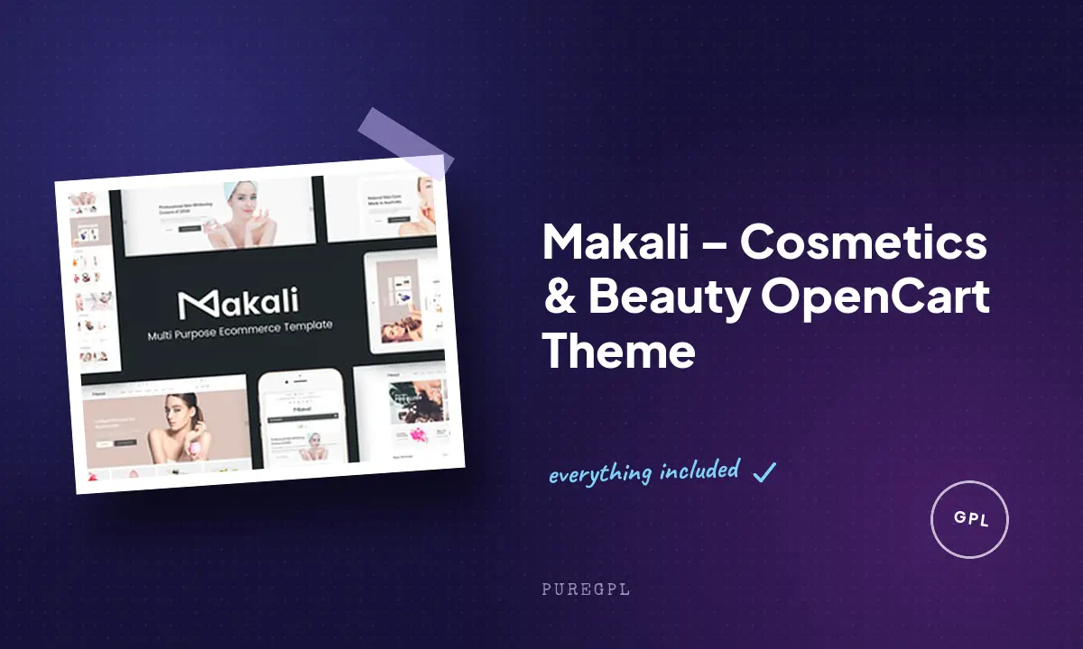 Makali – Cosmetics & Beauty OpenCart Theme